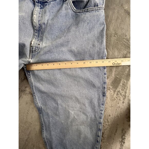 Vintage Georgia Jean Co Jeans Womens 18 Light Wash Relaxed Tapered Denim 90s Y2K - Picture 8 of 16